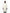 Ladies knee length reversible down-filled parka with non-removable hood in Chalk