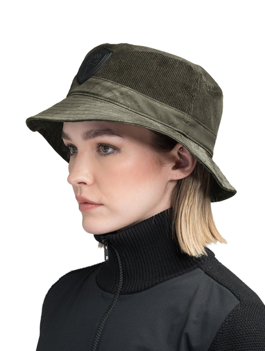 Kaia Unisex Tailored Bucket Hat + Fatigue