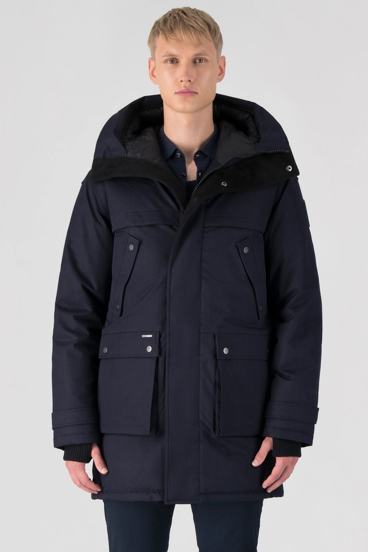 Yatesy Men's Parka - Navy